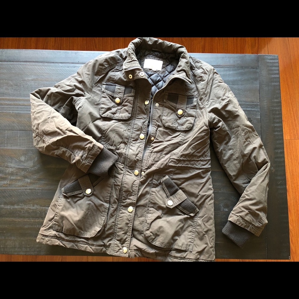 BCBG Bomber Coat | Charcoal